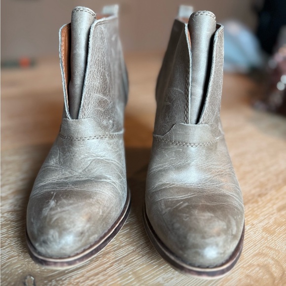 Lucky Brand Taupe Ankle Booties - Picture 2 of 5